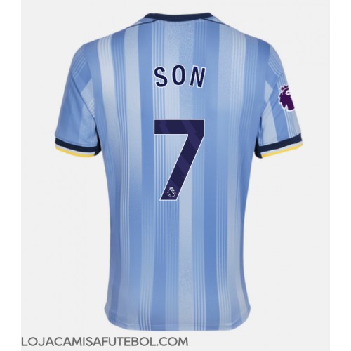 Camisa de Futebol Tottenham Hotspur Son Heung-min #7 Equipamento Secundário 2024-25 Manga Curta